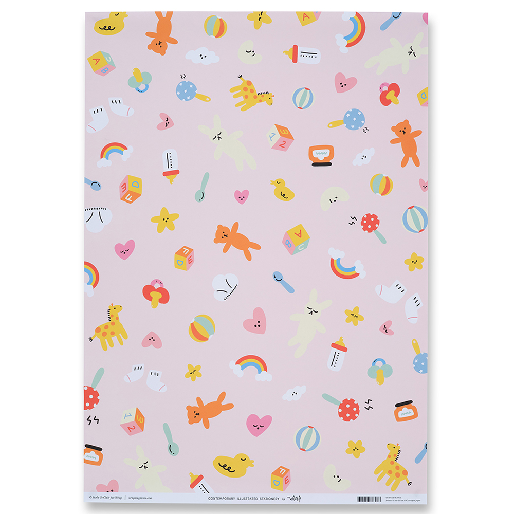 Hello Baby Wrapping Paper