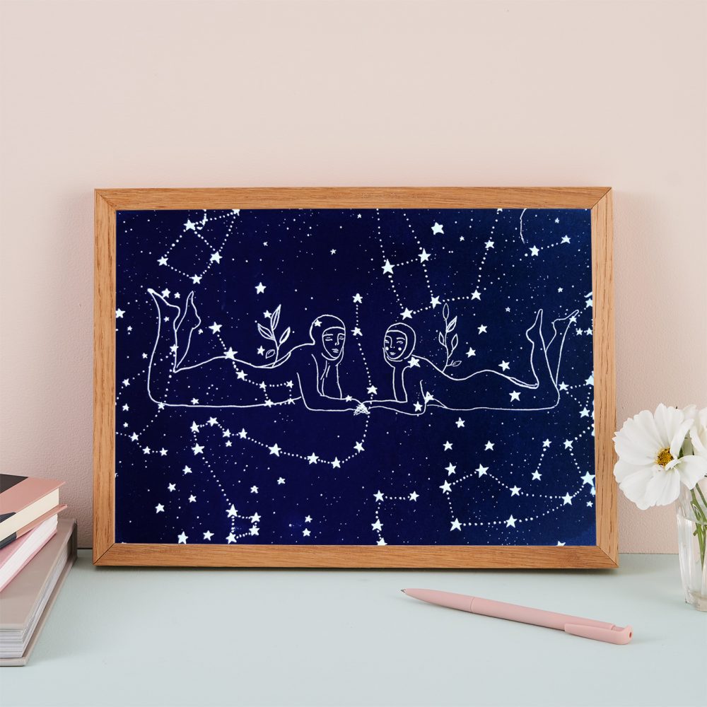 Written in the Stars Print by Anastasija Pundane