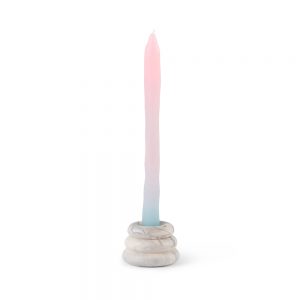 Triple O Candle Holder - Marble Grey