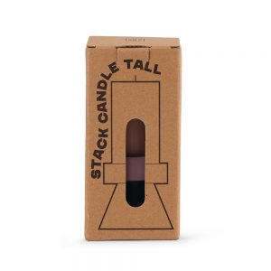 Triple Tall Stack Candle - Teal packaging
