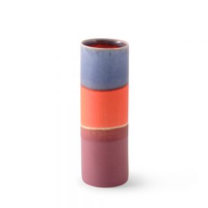 Porcelain Cylinder Vase - Purple Base