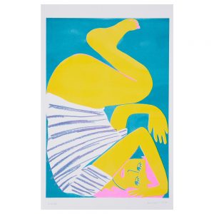 Girls T-shirt Risograph Print