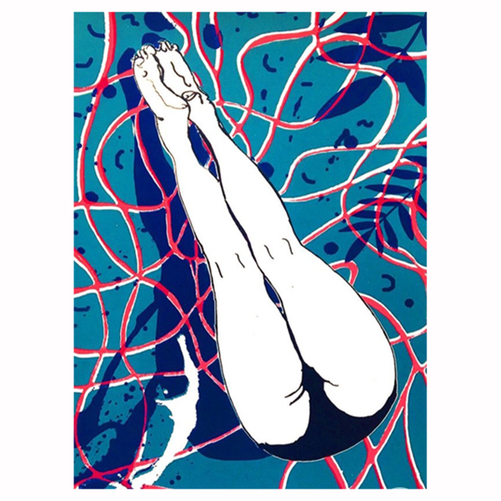 Dive (Swimmers) Print A3