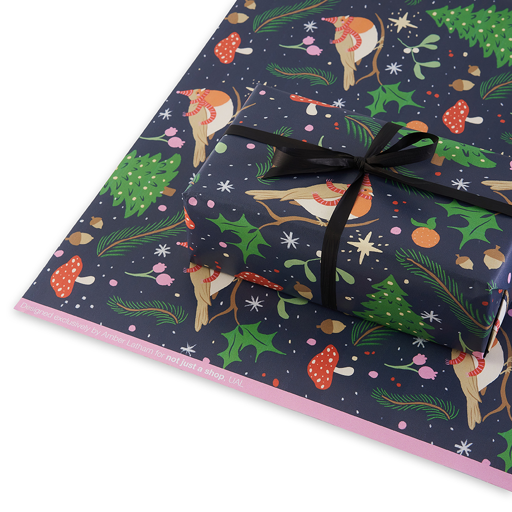 Christmas Wrapping Paper designed by Amber Latham for not just a shop